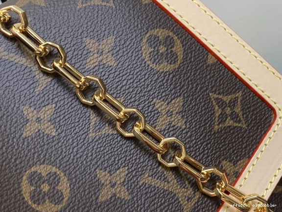 Official oldcobbler VUITTON LOUIS DAUPHINE-28*20*11CM 0807